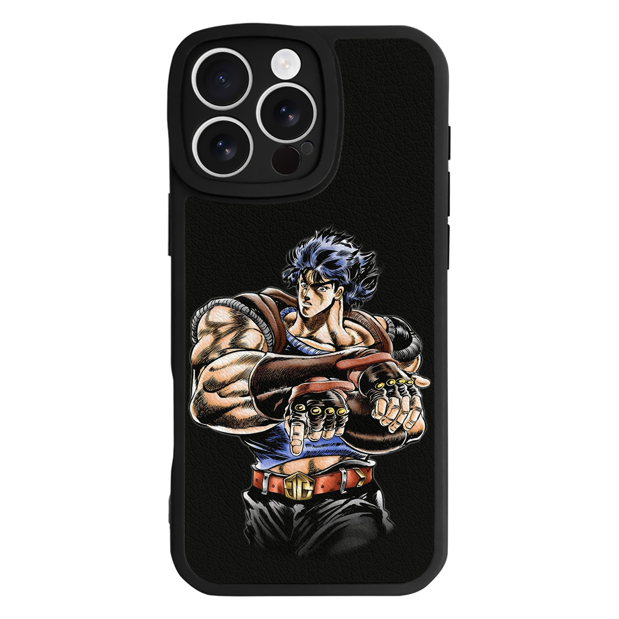 （画像用） ジョジョの奇妙な冒険 /ジョナサン?ジョースター JoJo's Bizarre Adventure Jonathan Joestar 【iPhone 16シリーズ対応】シリコンスマホケース（レザー調） 材質：シリコン